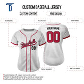 Custom Grey Heather Button Down Baseball Jersey for Women